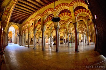 Arches, Mezquita de Córdoba, Cordoba, Spain