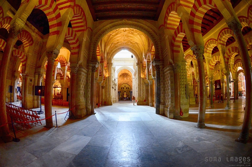 Arches, Mezquita de Córdoba, Cordoba, Spain